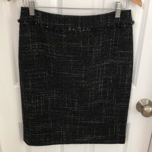 Ann Taylor wool and acrylic skirt.